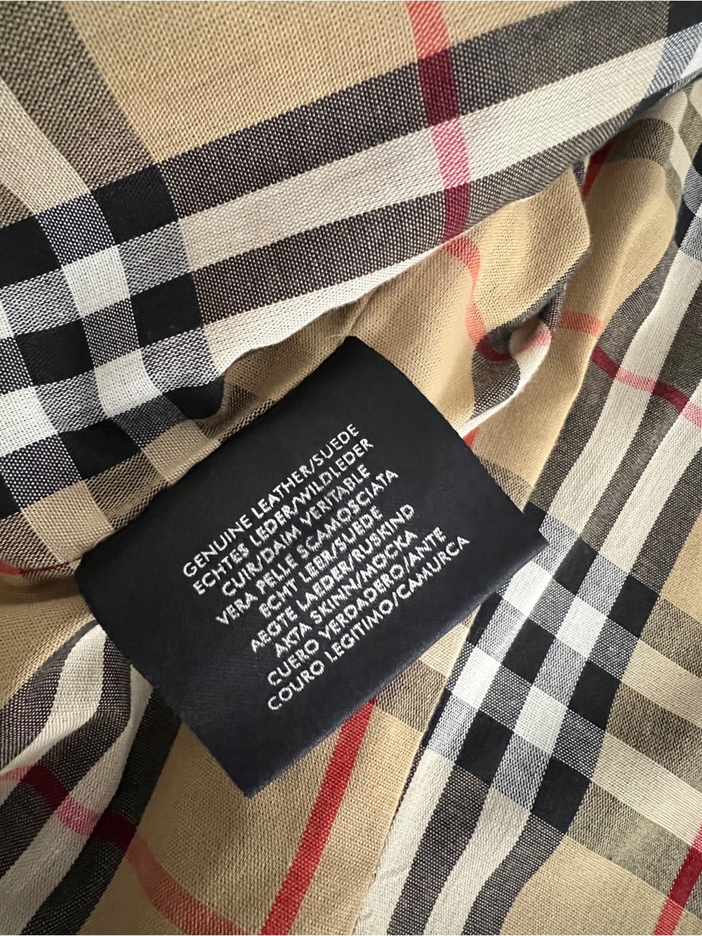 Burberry London Nova Check Leather Jacket - Picture 5 of 7